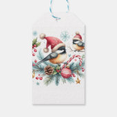 クリスマス《鳥》アメリカゴガラ ギフトタグ (裏面)