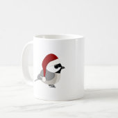 クリスマス《鳥》アメリカゴガラ コーヒーマグカップ (正面左)