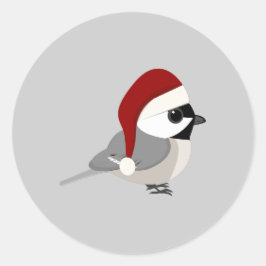 クリスマス《鳥》アメリカゴガラ ラウンドシール