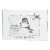 クリスマス《鳥》アメリカゴガラ 枕カバー (裏面)