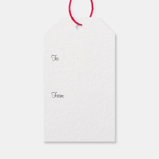 クリスマス(鳥)ショウジョウコウカンチョウと緑 ギフトタグ (裏面)