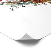 クリスマス（鳥）ショウジョウコウカンチョウの三家族 ポスター (角)