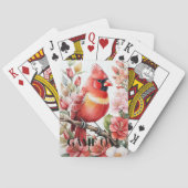 クリスマス(鳥)ショウジョウコウカンチョウイン・スノー トランプ (裏面)