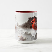 クリスマス（鳥）ショウジョウコウカンチョウマグ マグカップ (中央)