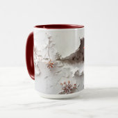 クリスマス（鳥）ショウジョウコウカンチョウマグ マグカップ (正面左)