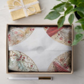 クリスマス（鳥）ショウジョウコウカンチョウラウンド 薄葉紙 (ギフト)