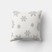 クリスマス（鳥）ショウジョウコウカンチョウレッドバードスノーフレーク枕 クッション (裏面)