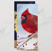 クリスマス（鳥）ショウジョウコウカンチョウ (正面/裏面)