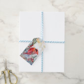 クリスマス（鳥）ショウジョウコウカンチョウ ギフトタグ (より糸付き)