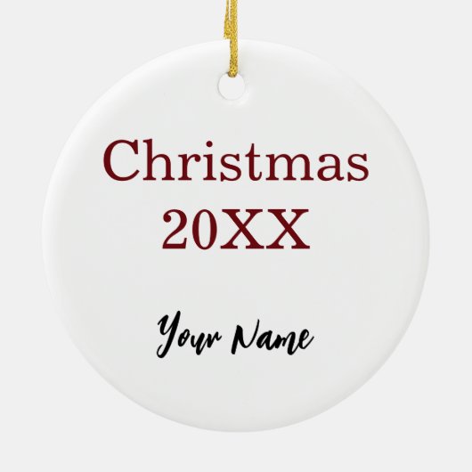 クリスマス(鳥)ショウジョウコウカンチョウ セラミックオーナメント (裏面)