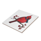 クリスマス（鳥）ショウジョウコウカンチョウ タイル (側面)