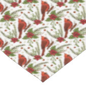 クリスマス（鳥）ショウジョウコウカンチョウ テーブルクロス (アングル)