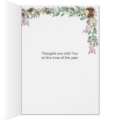 クリスマス、鹿考え、あなたのカード (内側 (右))