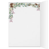 クリスマス、鹿、ママとパパカード (内側 (左))