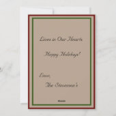 クリスマス 鹿 冬の風景 脚本 休日 名前 (裏面)