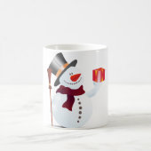 クリスマス/Ｘマスの雪だるま コーヒーマグカップ (中央)