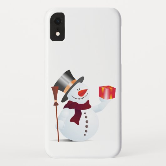 クリスマス／Ｘマスの雪だるま Case-Mate iPhoneケース (裏面)