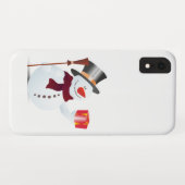クリスマス／Ｘマスの雪だるま Case-Mate iPhoneケース (裏面(横))