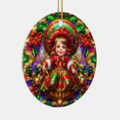 クリスマス~19世紀の子~ セラミックオーナメント (右)