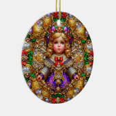 クリスマス～19世紀の子～ セラミックオーナメント (右)