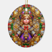 クリスマス～19世紀の子～ セラミックオーナメント (左)