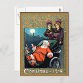 クリスマス, 1904,ヴィンテージイラストレーション ポストカード (正面/裏面)