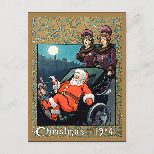 クリスマス, 1904,ヴィンテージイラストレーション ポストカード (正面)