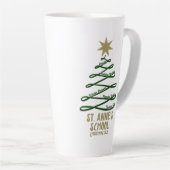 クリスマス 2025 カフェラテマグ (右アングル)