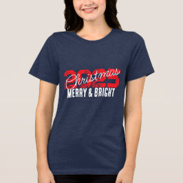 クリスマス 2025 メリー&ブライト トライブレンドTシャツ