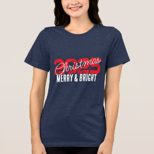 クリスマス 2025 メリー&ブライト トライブレンドTシャツ