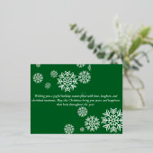 クリスマス 4.25" x 5.6" ホリデー シーズン ポスト カード (立ち正面)