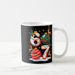 クリスマス 67 面白い Xmas シックス セブン ダサいセーター 6-7 コーヒーマグカップ