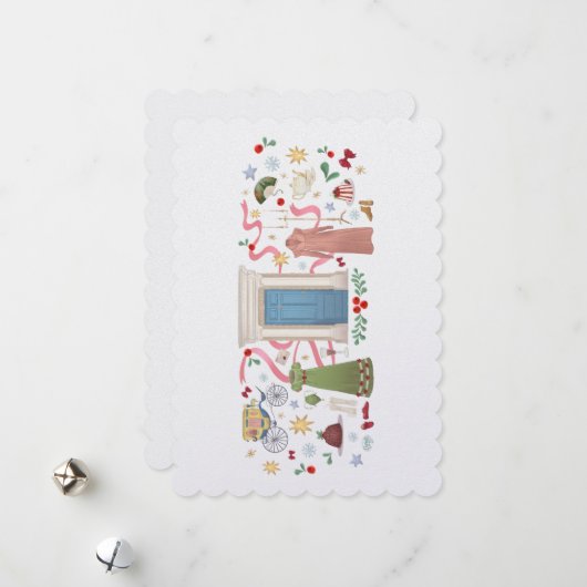 クリスマス at Randalls Flat ホリデー カード (正面/裏面インサイチュ)