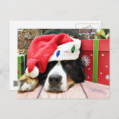 クリスマス – Bernese Mountain Dog - Mya (正面/裏面)