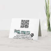 クリスマス- Bichon Frise -たる製造人 シーズンカード (裏面)