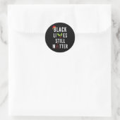 クリスマス Blm グラフィックTシャツ ラウンドシール (バッグ)
