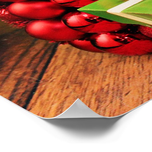 クリスマス – Cairn Terrier - Roxy ポスター (角)