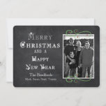 クリスマス – CHALKBOARD – 写真入り 招待状<br><div class="desc">彼ユニークらは家族の写真を見るあなたの友人や仲間にスマイルを置く確実なクリスマスカードこのCHALKBOARDグリーティングカード。サンプルを取り除き、写真を挿入しお気に入りのるだけ。</div>