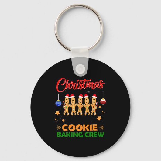 クリスマス Cookie 制作チーム 新しいXmasクッキー職人 キーホルダー (正面)
