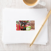 クリスマス – Dachshund - Tanner ラベル (インサイチュ)