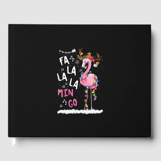 クリスマス – Fa-La-La Mingo Flamingo With Christmas ゲストブック (正面)
