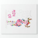 クリスマス – Fa-La-La Mingo Flamingo With Christmas ラッピングペーパー<br><div class="desc">クリスマス – Fa-La-La Mingo Flamingoクリスマスピンクのフラミンゴアパレルとフラミンゴ愛好家のためのアパレル。フラミンゴクールギフト。フラミクールンゴの夏の動機ビーチで休日のために。動物園のフラミンゴを訪れるフラミンゴの恋人とフラミンゴは彼の動物お気に入りのである。 – この驚くべきピンクのフラミンゴはおもしろい、フラミンゴの恋人や女の子、あるいはこの動物を愛する男の子に最適な贈り物のアイディアかわいらしであエレガントる。フラミンゴは与え群れはしない。</div>