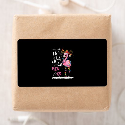 クリスマス – Fa-La-La Mingo Flamingo With Christmas ラベル (インサイチュ)