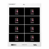 クリスマス – Fa-La-La Mingo Flamingo With Christmas ラベル (フルシート)