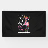 クリスマス – Fa-La-La Mingo Flamingo With Christmas 横断幕 (横)