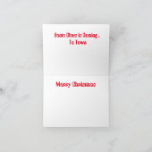 クリスマス G カード: 怒ってはダメ (内部)