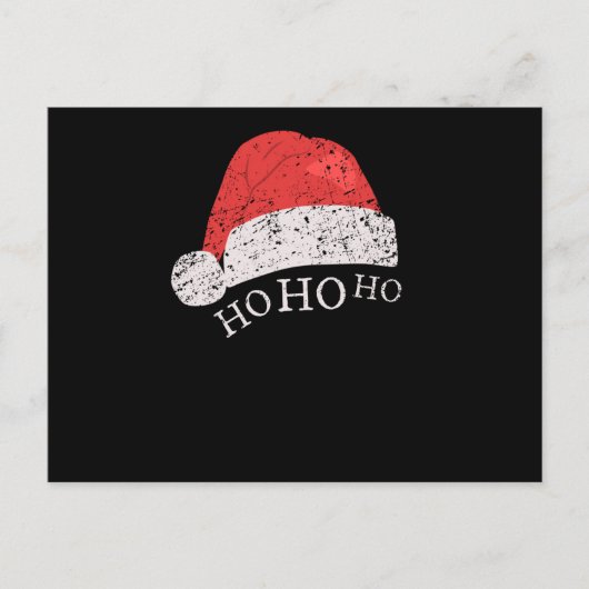 クリスマス – Ho Ho Ho ポストカード (正面)