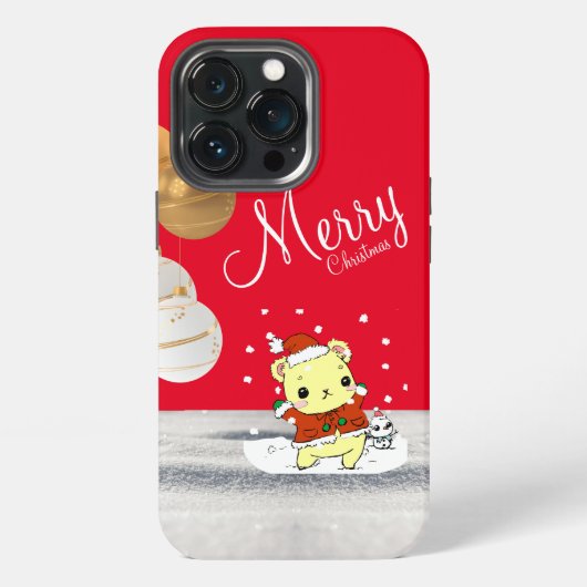 クリスマス iPhoneケース (裏面)