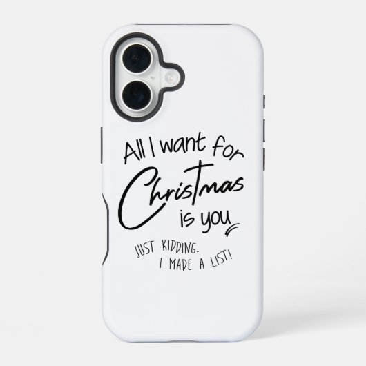 クリスマス iPhone 16ケース (裏面)