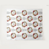 クリスマス |  Jesusがこの季節の理由 | 祈りのリース タペストリー (正面(横))